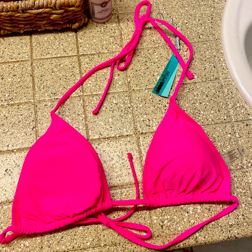 Hot pink bikini top! Fits a c cup perfectly!